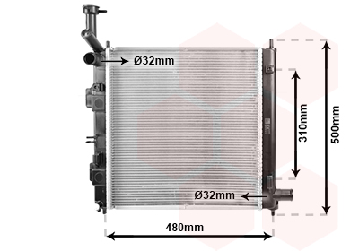 Radiateur Van Wezel 83012728