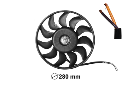 Ventilatormotor-/wiel motorkoeling Van Wezel 0318746