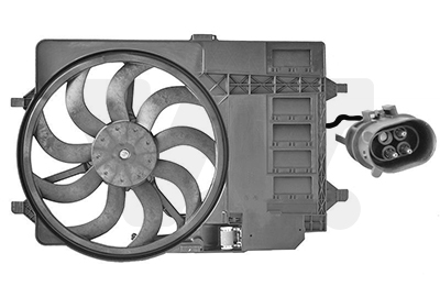 Ventilatorwiel-motorkoeling Van Wezel 0502747