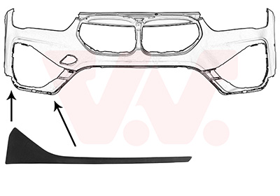 Sier- / beschermingspaneel, bumper Van Wezel 0556582