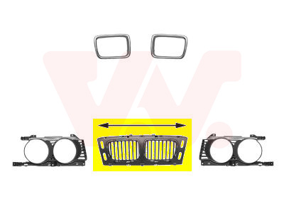 Grille Van Wezel 0635514