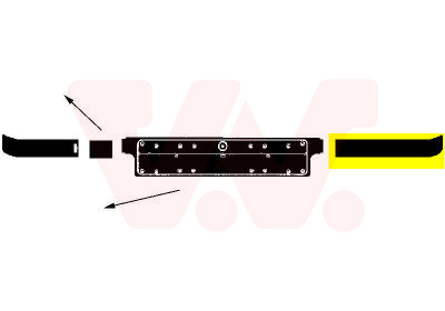 Van Wezel Voorbumper deel 0640581