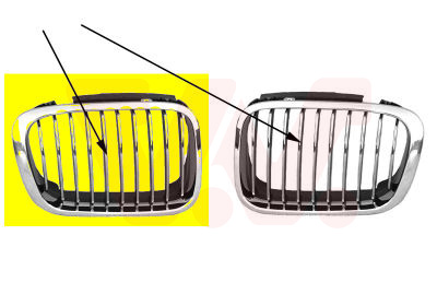 Grille Van Wezel 0646516