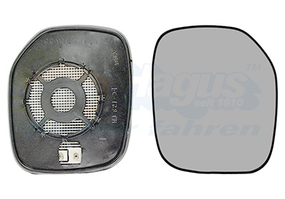 Buitenspiegelglas rechts HAGUS Van Wezel 0903838