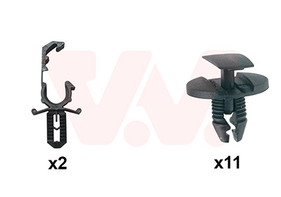 Montageset, motorkap Van Wezel 0937797