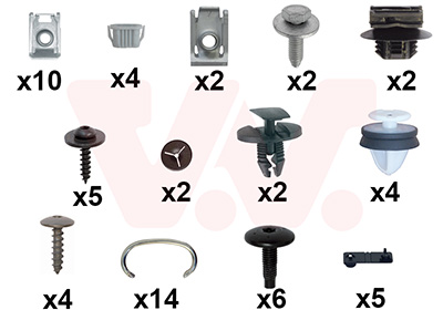 Montageset, bumper Van Wezel 0979793