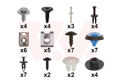 Montageset, achterscherm Van Wezel 1609796
