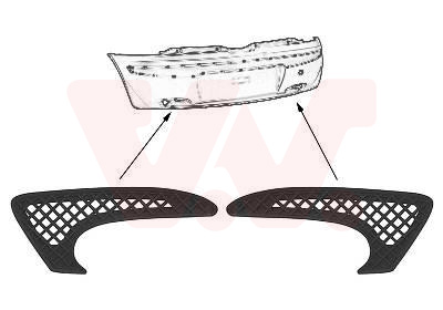 Grille Van Wezel 1620559