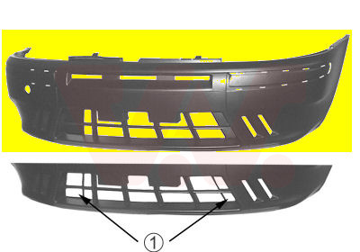 Van Wezel Bumper 1620574