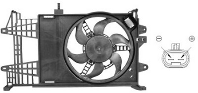 Ventilatorwiel-motorkoeling Van Wezel 1620751