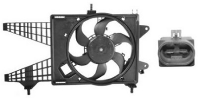 Ventilatorwiel-motorkoeling Van Wezel 1622746