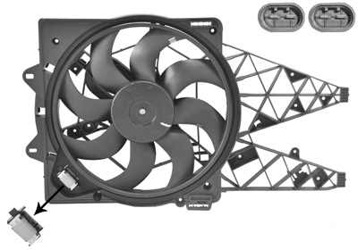 Ventilatorwiel-motorkoeling Van Wezel 1638746