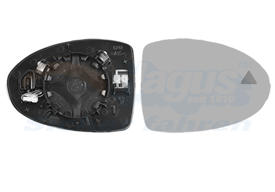 Spiegelglas, buitenspiegel Van Wezel 1648836