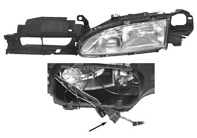 Koplamp rechts Van Wezel 1825944