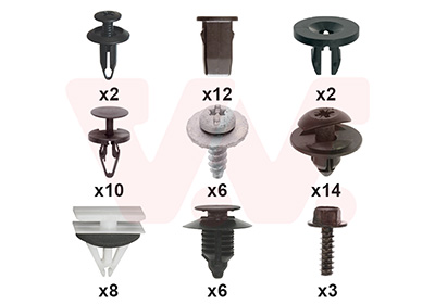 Montageset, bumper Van Wezel 1853794