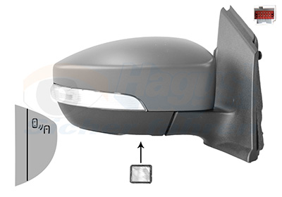 Buitenspiegel Van Wezel 1906828