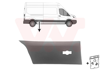 Sier- / beschermingspaneel, zijwand Van Wezel 1991430
