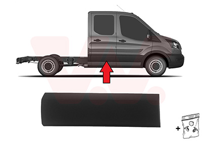 Sier- / beschermingspaneel, zijwand Van Wezel 1992408