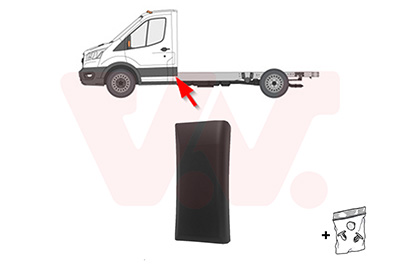 Sier- / beschermingspaneel, zijwand Van Wezel 1992415