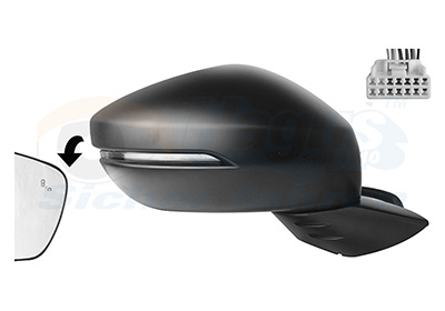 Buitenspiegel Van Wezel 2592818