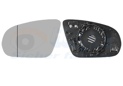 Buitenspiegelglas Van Wezel 2956837