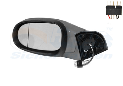 Buitenspiegel links HAGUS Van Wezel 3014817