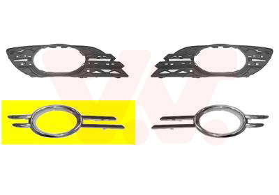 Voorbumper deel voor rechts Van Wezel 3043598