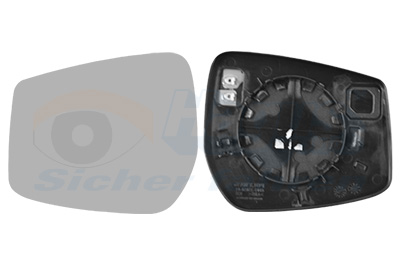 Spiegelglas, buitenspiegel Van Wezel 3340837