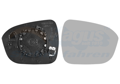 Spiegelglas, buitenspiegel Van Wezel 3376838