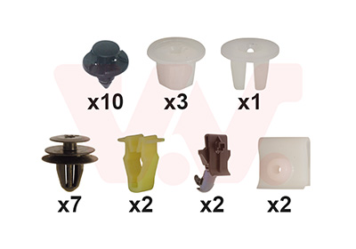 Montageset, achterscherm Van Wezel 3388796