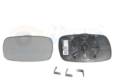 Buitenspiegelglas links HAGUS Van Wezel 3735835