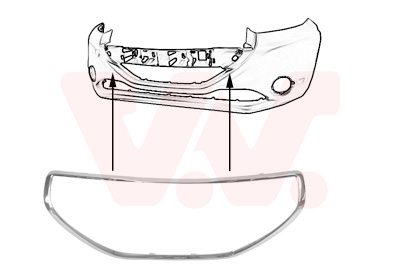 Van Wezel Voorbumper deel 4034585