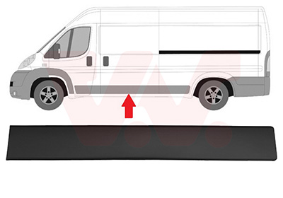 Sier- / beschermingspaneel, zijwand Van Wezel 4064407