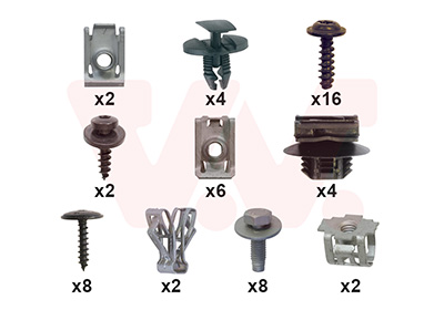 Montageset, bumper Van Wezel 4089794