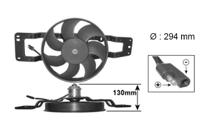 Ventilatorwiel-motorkoeling Van Wezel 4342747