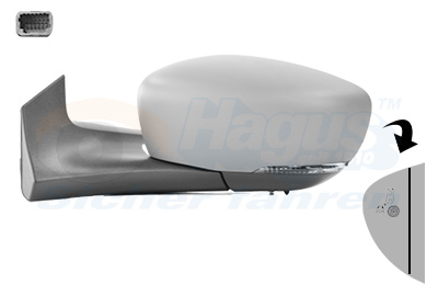 Buitenspiegel Van Wezel 4365827