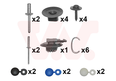 Bumper montageset Van Wezel 4373793