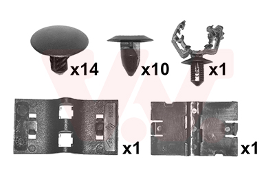 Montageset, motorkap Van Wezel 4407797