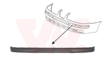 Voorbumper deel Van Wezel 4914580