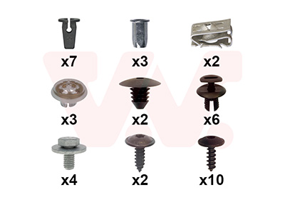 Montageset, achterscherm Van Wezel 4929796