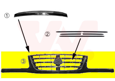 Grille Van Wezel 5249510