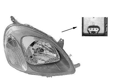 Koplamp rechts Van Wezel 5430962V