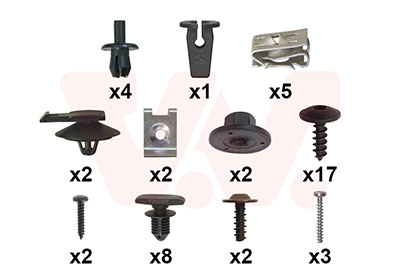 Montageset, bumper Van Wezel 5742794