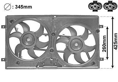 Ventilatorwiel-motorkoeling Van Wezel 5875749