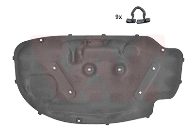 Motorbescherm plaat Van Wezel 5894460