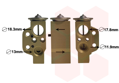 Airco expansieklep Van Wezel 74001076