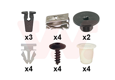 Montageset, achterscherm Van Wezel 7644796