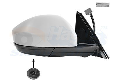 Buitenspiegel Van Wezel 7719808