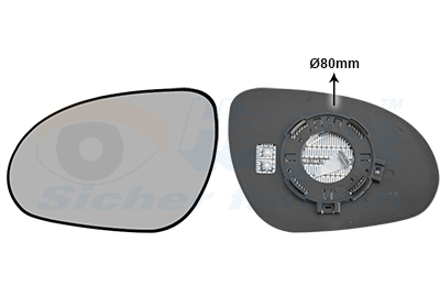 Buitenspiegelglas Van Wezel 8207835