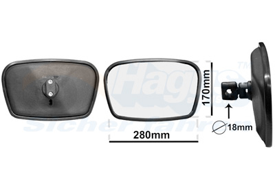 Buitenspiegel Van Wezel 8215